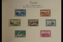 1945-46 VICTORY British Commonwealth Complete Omnibus Set, PLUS Canada Peace Re-conversion Issues (SG 401/07 & S15/16),  - Non Classés