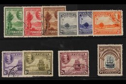 1932 Tercentenary Set Complete, SG 81/90, Fine To Very Fine Used (2s 6d Small Rub). (10 Stamps) For More Images, Please  - Autres & Non Classés