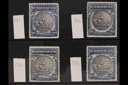1931-46 TWO SHILLING SHADE SET Presented On A Stock Card & Includes The 2s Slate-purple & Deep Ultramarine, 2s Slate-pur - Andere & Zonder Classificatie