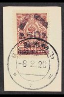 1920 (12 Jan) 50r On Perf 5k Brown-lilac, SG 26, Tied On Piece By Fine Batum (6.2.20) Cds, For More Images, Please Visit - Batum (1919-1920)