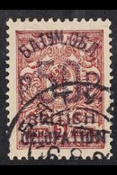 1920 (Jan-Feb) 50r On 5k Brown-lilac Perf, SG 37, Very Fine Used. For More Images, Please Visit Http://www.sandafayre.co - Batum (1919-1920)