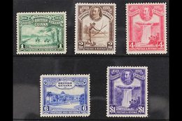 1931 Centenary Complete Set, SG 283/87, Very Fine Mint, Fresh. (5 Stamps) For More Images, Please Visit Http://www.sanda - Guayana Británica (...-1966)