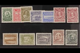 1910 Litho Definitives Set Complete, 2c P12x14, Otherwise All  P12, Includes Both 6c Types, SG 95, 97/105, 100a, 107, Mi - Andere & Zonder Classificatie