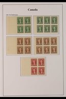 1937 - 51 KGVI NHM BOOKLET PANES COLLECTION. An ALL DIFFERENT, Never Hinged Mint Collection Of KGVI Booklet Panes Presen - Other & Unclassified