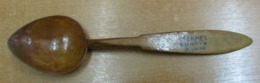 AC -  WOODEN SPOON HAND MADE & PAINTED MEHMET ONAY KONYA 1960s - 1970s FROM TURKEY - Spoons