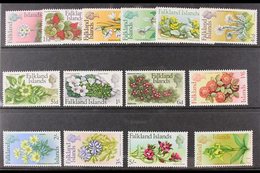 1968 Flowers Complete Set, SG 232/45, Never Hinged Mint, Fresh. (14 Stamps) For More Images, Please Visit Http://www.san - Falkland Islands