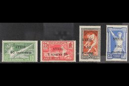 SYRIA 1924 Olympic Games Set (of France) Surcharged, Yv 122/25, SG 139/42, Never Hinged Mint (4 Stamps) For More Images, - Sonstige & Ohne Zuordnung