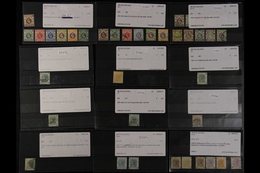 1862-1997 EX-DEALER'S MINT, NHM & USED STOCK On Stock Cards In A Small Box, Includes 1862-63 2c & 8c Unused, 1863-71 2c, - Other & Unclassified