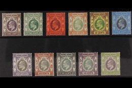 1903 Ed VII Set Complete To $1, Wmk Crown CA, SG 62/72, Very Fine Mint. (11 Stamps) For More Images, Please Visit Http:/ - Sonstige & Ohne Zuordnung