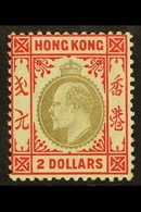 1904 $2 Slate And Scarlet, Ed VII Wmk MCA, SG 87, Very Fine And Fresh Mint. For More Images, Please Visit Http://www.san - Other & Unclassified