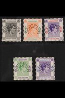 1938 Geo VI 20c Black, $1, $2, $5 Yellow Green And Violet, $10 Lilac And Blue, All Perforated "Specimen", Very Fine Mint - Sonstige & Ohne Zuordnung