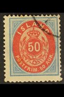 1898 50aur Red And Blue, Perf 12¾x12¾, Fac. 31, Very Fine Used. Scarce Stamp. For More Images, Please Visit Http://www.s - Autres & Non Classés