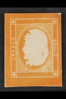 1862 ESSAYS Un-denominated "Centurion" Design By Perrin, Embossed In Deep Ochre, Inscribed "FRANCO BOLLO". Trimmed To Th - Unclassified