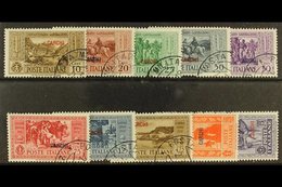 DODECANESE ISLANDS CARCHI 1932 Garibaldi Set, SG 89/98, Sassone S.50, Very Fine Used (10). For More Images, Please Visit - Other & Unclassified