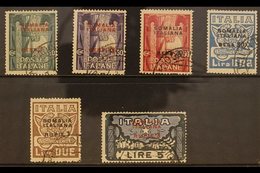 SOMALIA 1923 Fascist March On Rome Complete Set (Sass S. 11, SG 48/53) Very Fine Used. (6 Stamps) For More Images, Pleas - Sonstige & Ohne Zuordnung