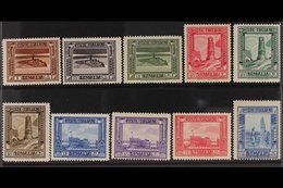 SOMALIA 1935-38 (perf 14) Pictorial Definitive Set To 1L25 (Sass 213/223), Never Hinged Mint (the 35c Lightly Hinged). S - Altri & Non Classificati
