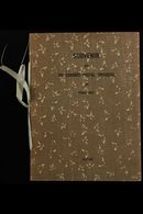 1947 UPU CONGRESS PRESENTATION FOLDER. A Special Printed 'Souvenir Du XIIe Congres Postal Universel Paris 1947 Japon' Pr - Other & Unclassified