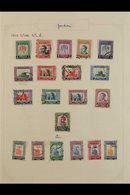 1953-1959 USED COLLECTION A Useful "Old Time" Collection Of The Period With Top Values, Complete Sets, A Coronation FDC, - Jordanië