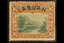 1900-02 16c Green And Chestnut, Perf 14½-15, SG 116c, Very Fine Mint. For More Images, Please Visit Http://www.sandafayr - Borneo Septentrional (...-1963)