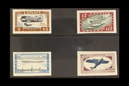 1933 Air Charity "Wounded Latvian Airmen Fund" Imperforate Set, SG 243B/46B, Mi 228B/31B, Fine Mint (4 Stamps) For More  - Lettonie