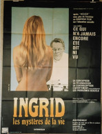 "INGRID Les Mystères De La Vie" R. Larsen...1968 - 120x160 - TTB Erotisme - Manifesti & Poster