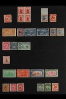 1899-1909 MINT COLLECTION On Stock Pages, Includes 1899-03 6d Rose, 1902 1d No Wmk Perf 14 Block Of 4, 1902-07 Perf 11 1 - Altri & Non Classificati