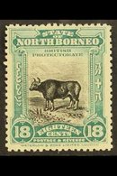 1909-23 18c Blue Green, SG 175, Fine Mint For More Images, Please Visit Http://www.sandafayre.com/itemdetails.aspx?s=603 - Bornéo Du Nord (...-1963)