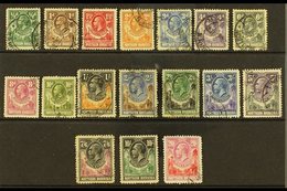 1925 Geo V Set Complete To 20s, SG 1/17, 10s And 20s Fiscal Cancels Nonetheless An Attractive Set. Cat £850. (17 Stamps) - Northern Rhodesia (...-1963)