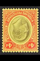 1908-11 KEVII 4d Black And Red/yellow With WATERMARK INVERTED, SG 76w, Very Fine Mint. For More Images, Please Visit Htt - Nyassaland (1907-1953)