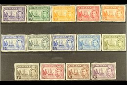 1938-44 "Badge Of St Helena" complete Set, SG 131/40, Very Fine Mint (14 Stamps) For More Images, Please Visit Http://ww - Sint-Helena
