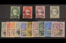 SPECIMENS Fresh Mint Selection With Scarce 1884 Set Of 4, SG 40s/44s And 1912 Geo V Set Complete, SG 72s/81s. (14 Stamps - Isla Sta Helena