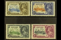 1935 Silver Jubilee Set Complete, Perforated "Specimen", SG 181s/4s, Very Fine Mint Large Part Og. (4 Stamps) For More I - Sierra Leona (...-1960)
