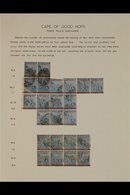 CAPE OF GOOD HOPE 1879-1892 INTERESTING MINT & USED "HOPE" COLLECTION Presented On Interleaved Album Pages That Includes - Non Classés