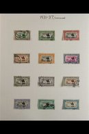 1931-7 AIRMAILS Complete With Both Perf.14 & Perf.11½x12½ Sets, SG 49b/57d, Very Fine Used (20 Stamps). For More Images, - Soudan (...-1951)