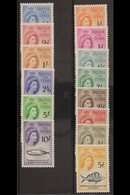 1960 Complete Definitive Set, SG 28/41, Fine Never Hinged Mint. (14 stamps) For More Images, Please Visit Http://www.san - Tristan Da Cunha