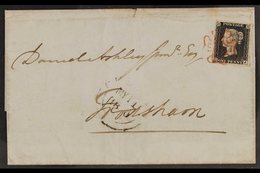 1840 - MONDAY 11TH MAY. (THE FIRST MONDAY POSTING) E/L Addressed To Frodsham From Kingsley (Cheshire) Bearing A Four Mar - Other & Unclassified