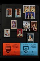 JERSEY 1958-2006 SHOEBOX SORTER. An Estate Clearance That Includes Mint, Nhm & Used Ranges, Europa Sheetlets Nhm, Bookle - Andere & Zonder Classificatie