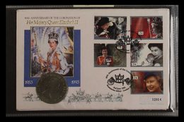 UNCHECKED COVER HOARD 1970's-2000's At A Glance In 9 Albums, Includes An Album Of Northern Ireland Definitives Fdc, Plen - FDC