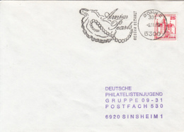 83046- BONN, ARNIM PEARLS POSTMARK ON COVER, CASTLE STAMPS, 1980, GERMANY - Cartas