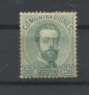 ESPAÑA   EDIFIL  126   ( FIRMADO SR. CAJAL , MIEMBRO DE IFSDA )   MH  * - Ongebruikt