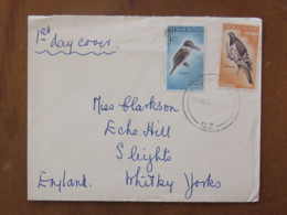 New Zealand 1960 FDC Cover To England - Children Health - Birds - Cartas & Documentos