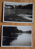 Enghien-les-Bains (à Confirmer) - 2 Photos Originales - Lac - Embarcadères - Casino - (n°16309) - Places