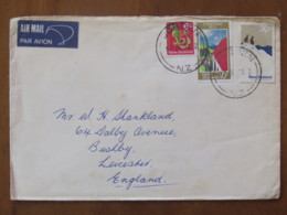 New Zealand 1973 Cover Gobden To England - Christmas - Fish Sea Horses - Chamois Mt Cook N.P. - Covers & Documents