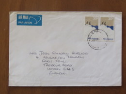 New Zealand 1981 Cover To England - Mt. Cook Chamois - Covers & Documents