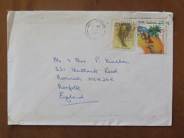 New Zealand 1981 Cover Wellington To England - Parrot Bird - Christmas Camels Kings - Briefe U. Dokumente