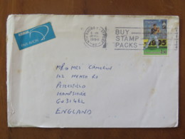 New Zealand 1994 Cover To England - Cricket In New Zealand - Brieven En Documenten