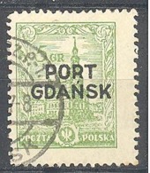 Dantzig Bureaux Polonais: Yvert 12a - Port Gdansk