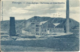 Pâturages Usine Electrique Charbonnage Du Grand Bouillon / Timbre Roi Albert 1er 1912 - Colfontaine