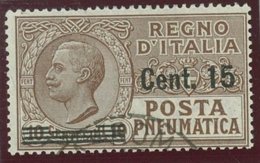 ITALIA REGNO VITTORIO EMANUELE III SASS.  P. PN. 4   USATO - Pneumatic Mail
