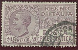ITALIA REGNO VITTORIO EMANUELE III SASS.  P. PN. 8  USATO - Pneumatische Post